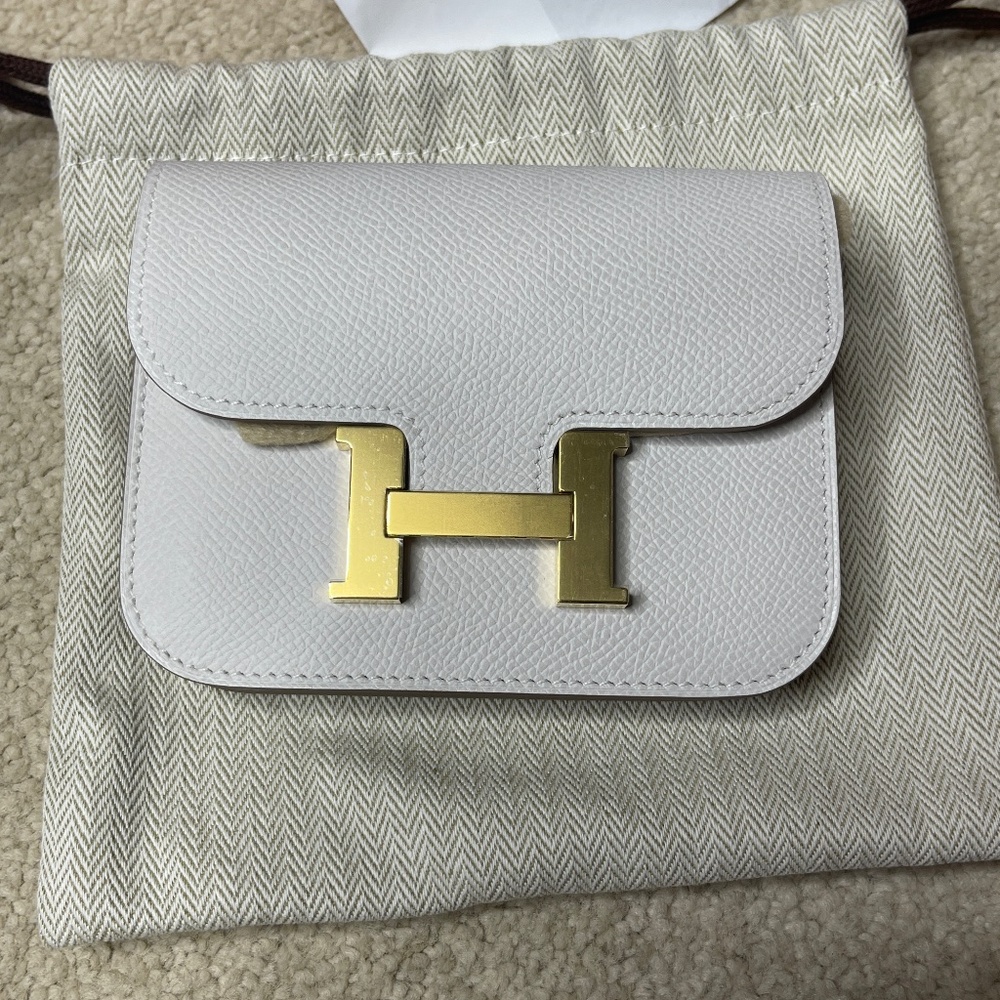 Brand New Hermes Constance Slim Wallet